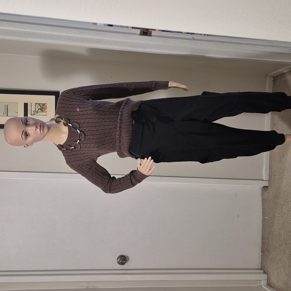 Zara Stylish Black Womens  Cargo Joggers Pant In Size  XL